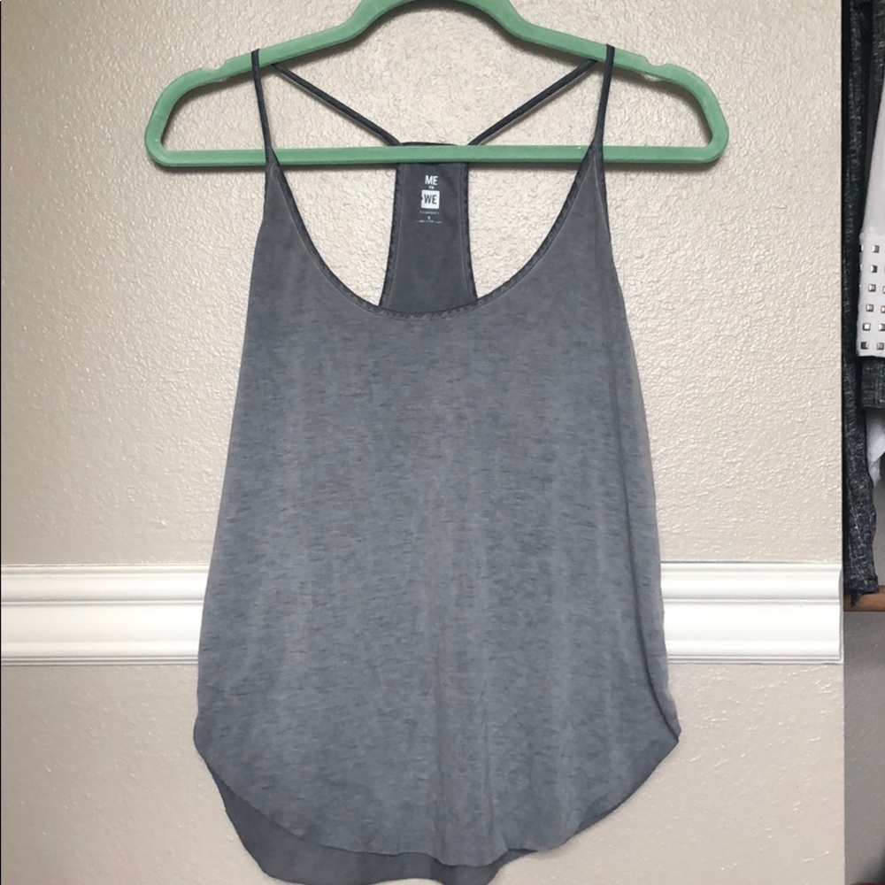Racer back tank top